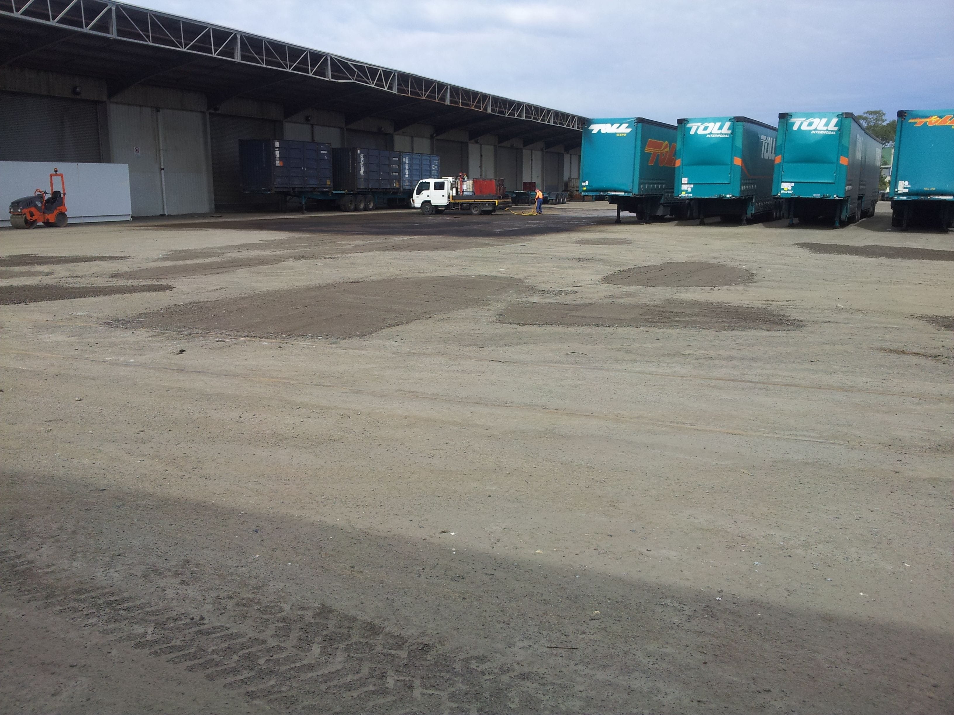hardstand area